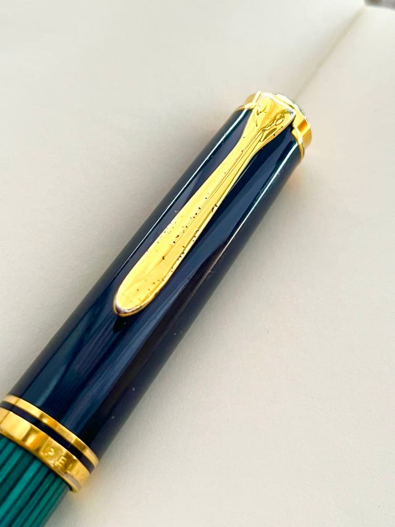 pelican ペリカン　スーベレーン M800 緑縞　20C F 細字