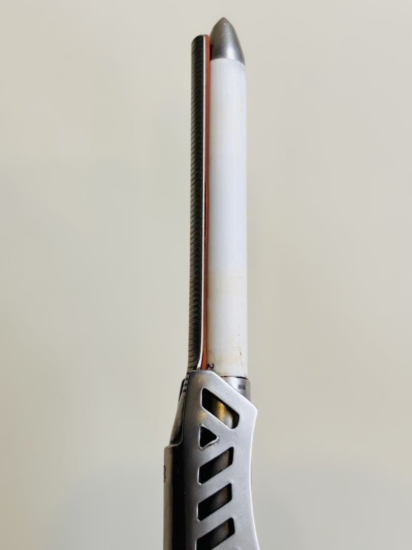 美品TKセラミックアイロン　元巻き8㎜丸アイロン/レンツアイロン/理容アイロン