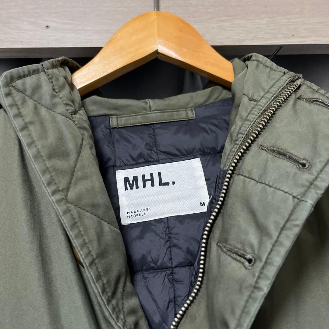 MHL. ダウン モッズコート M カーキ