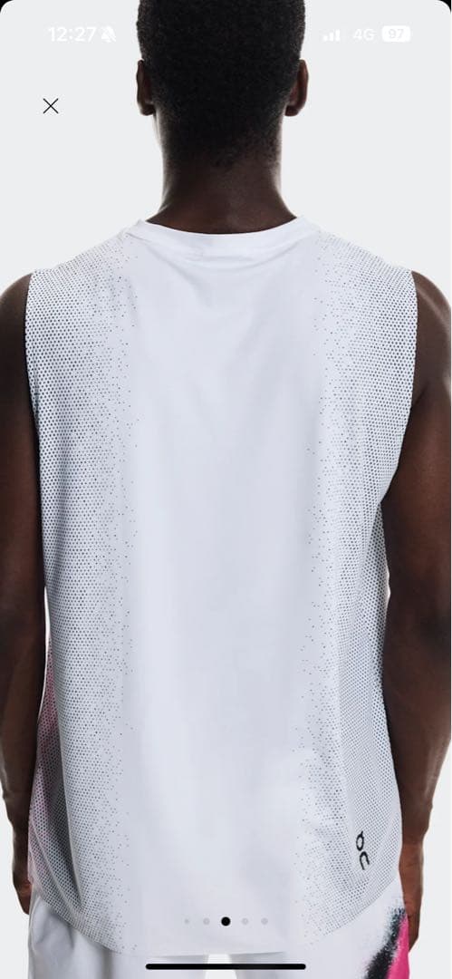 On court Tank Sサイズ　新品未使用