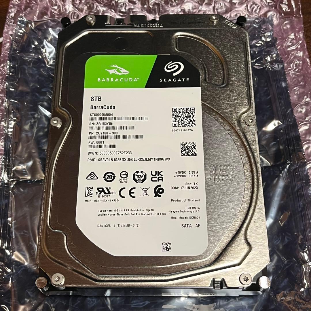 Seagate 8TB HDD 3.5インチ 完動品