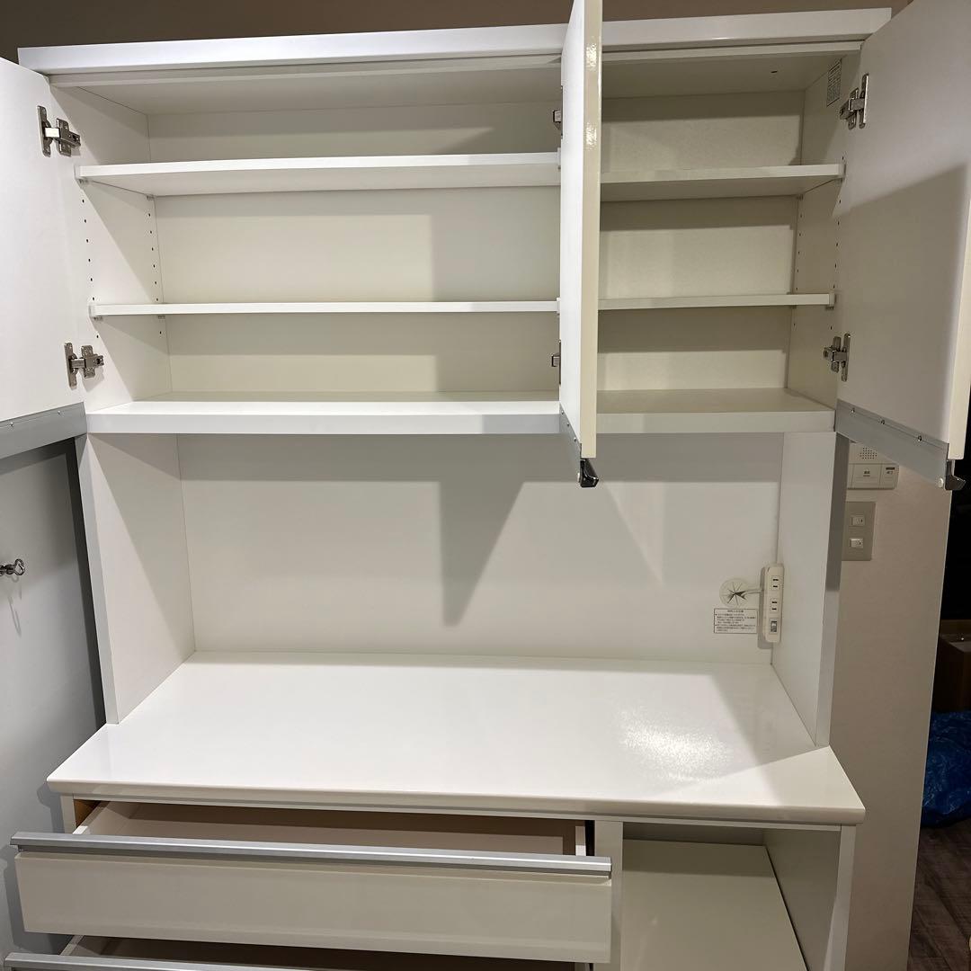 な*ほ様 12/23迄　ニトリ　キッチンボード(レジューム120-2TF-H W