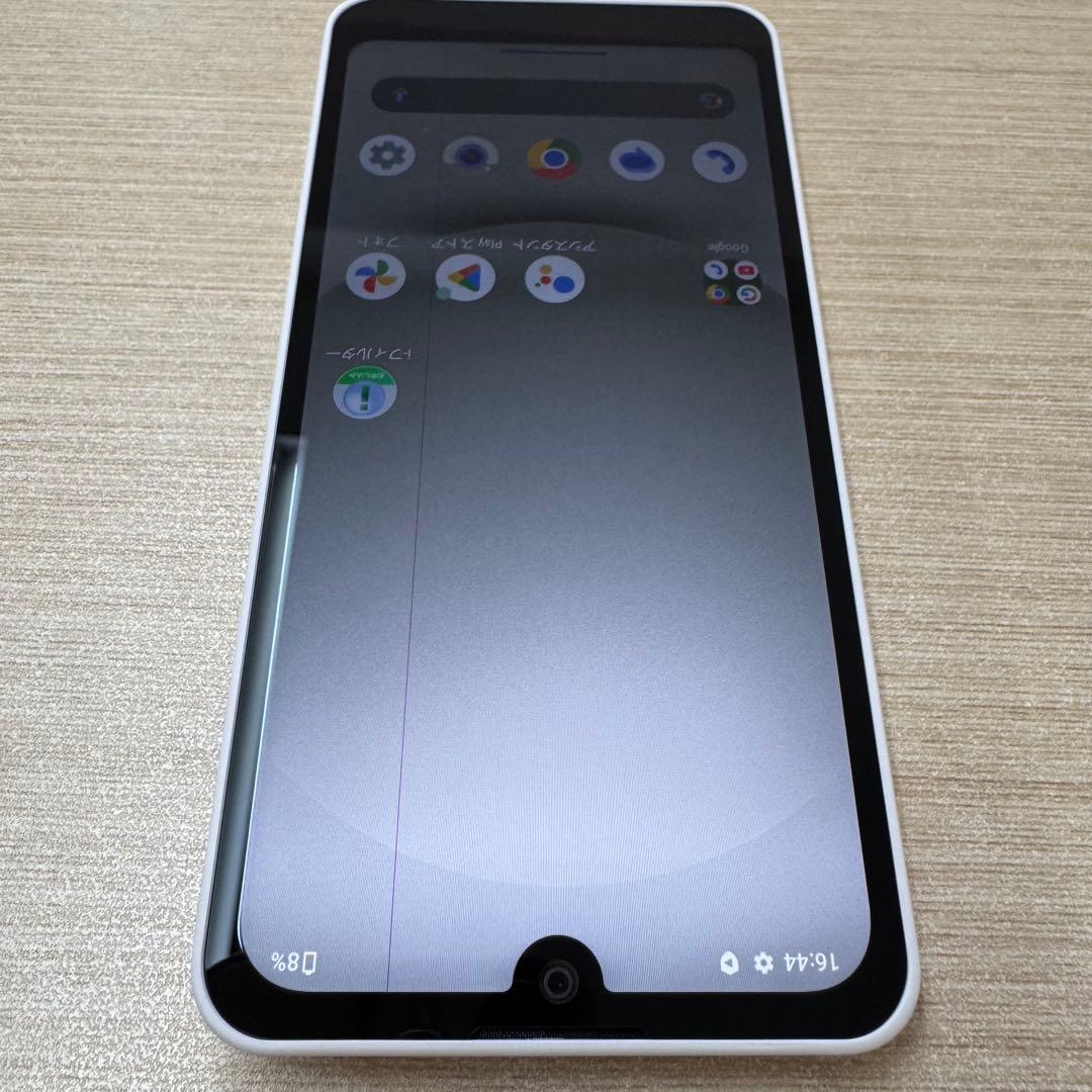 「画面縦線あり/訳あり」 SHARP AQUOS wish3 SH-M25 白