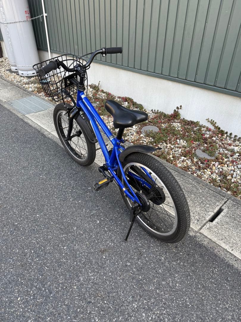 青い子供用自転車 18インチ (愛知県豊田市、引き取り限定)