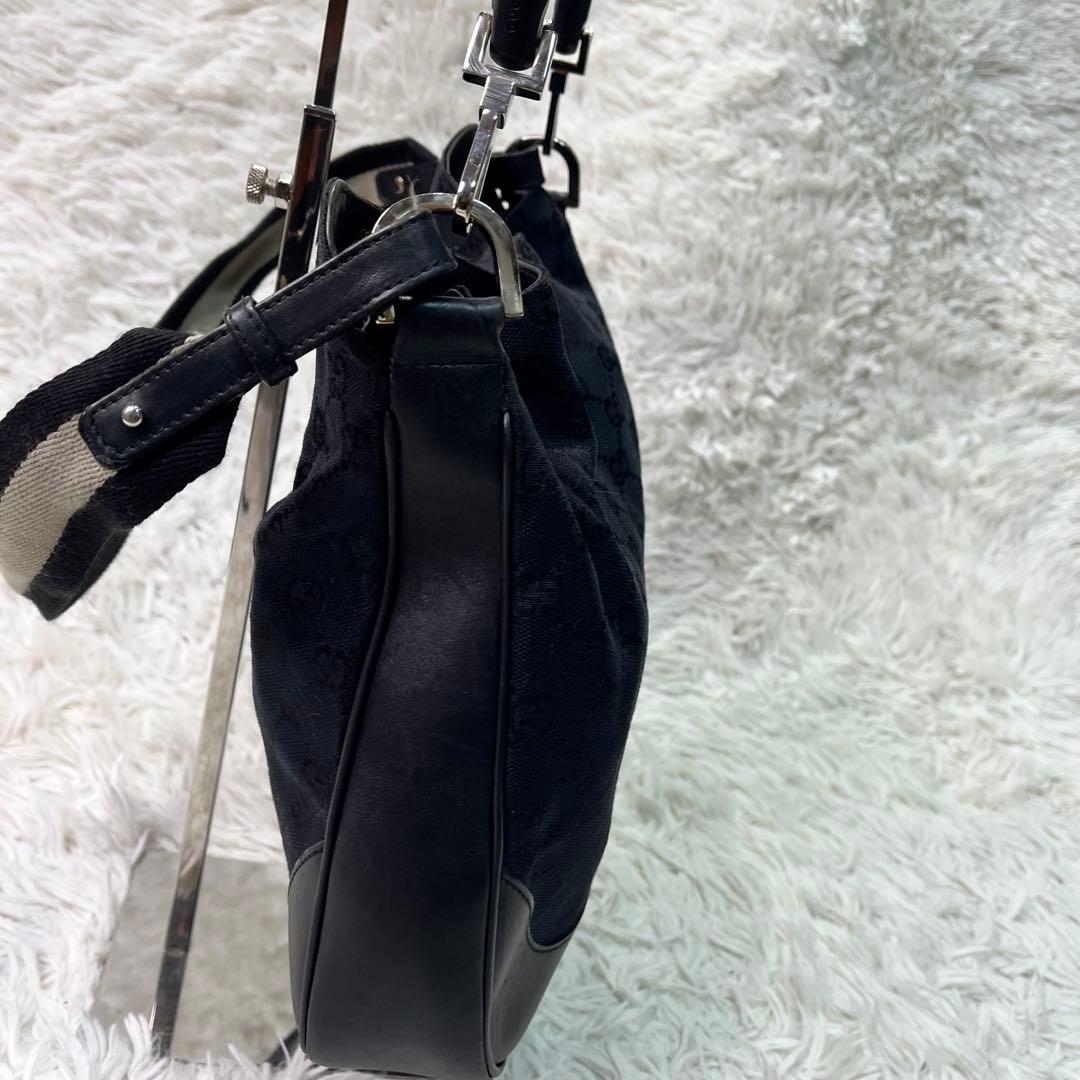 美品✨GUCCI ショルダーバッグ GG柄　シェリーライン バンブー 2way