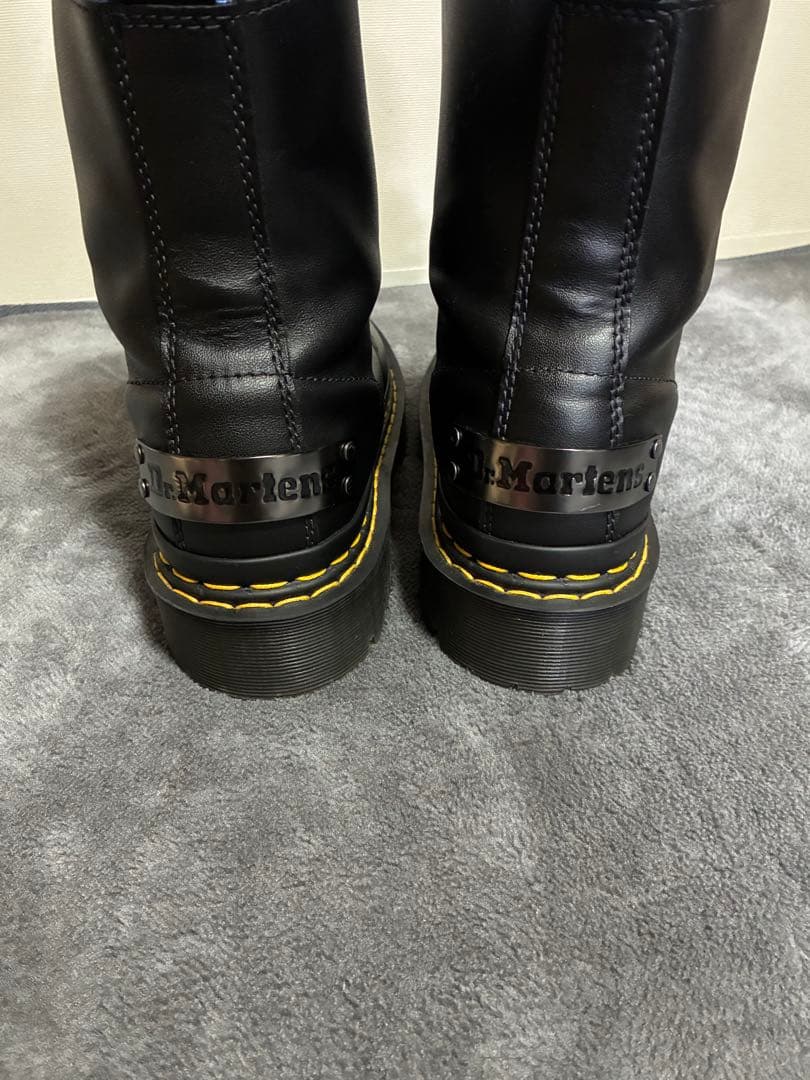 【レザー用ワックス付き】Dr. Martens ブーツ ブラック UK7
