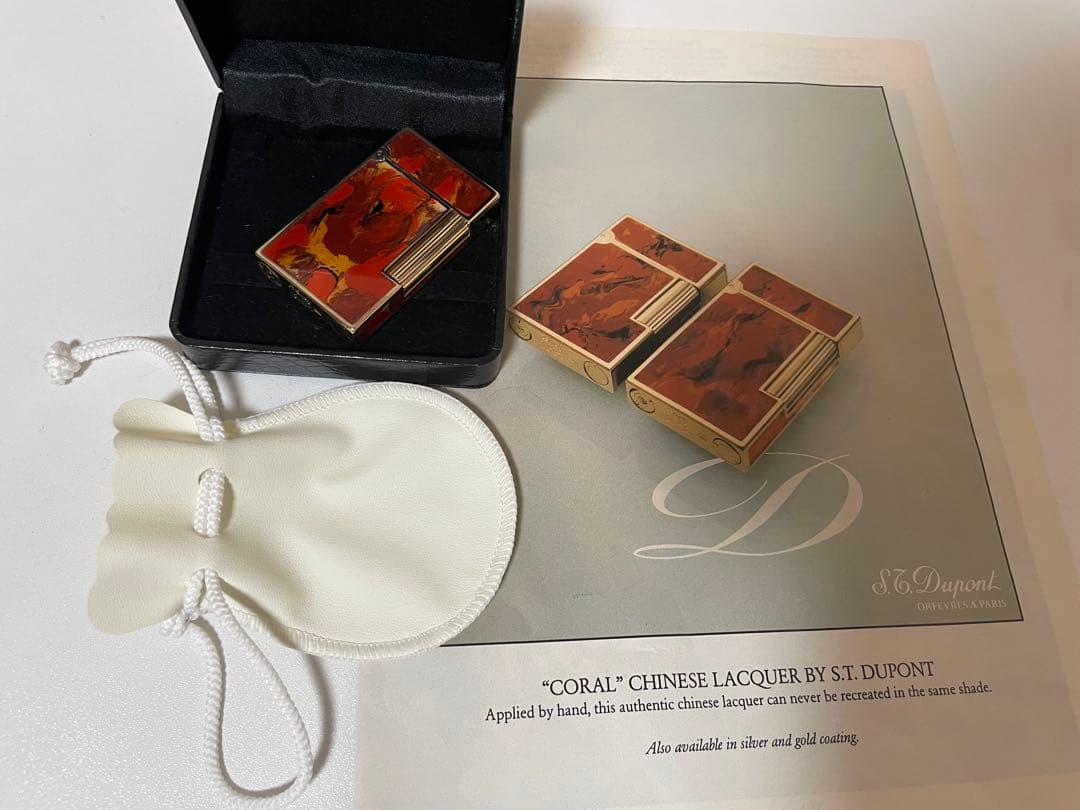 デュポンライター　ガスライター　超レアモデル、純正漆　高額モデル　美品　本物