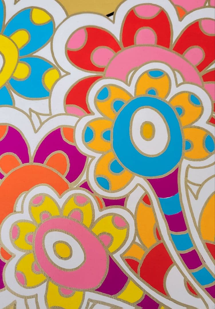 ★鈴木哲也★S20 現代アート 原画 絵画 ポップアート ★送料無料#145