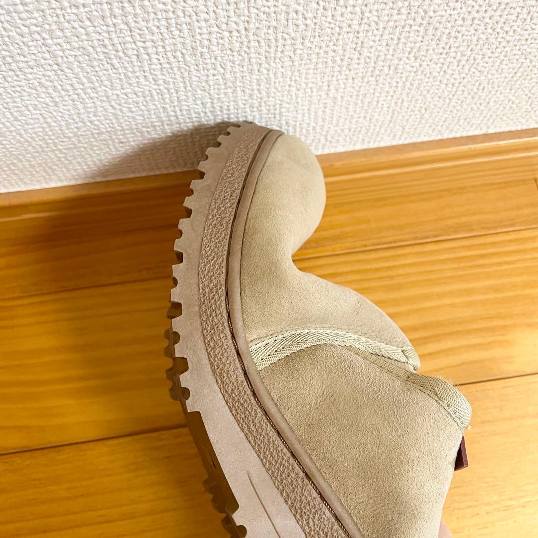 【新品】エスタシオン リアル ムートン スリッポン ベージュ ふかふか 軽量