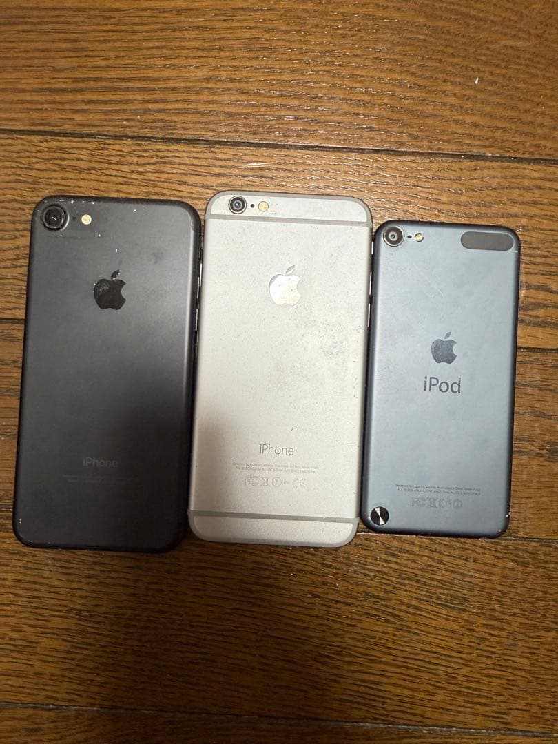 iPhone 7、iPhone 6、iPod touch セット