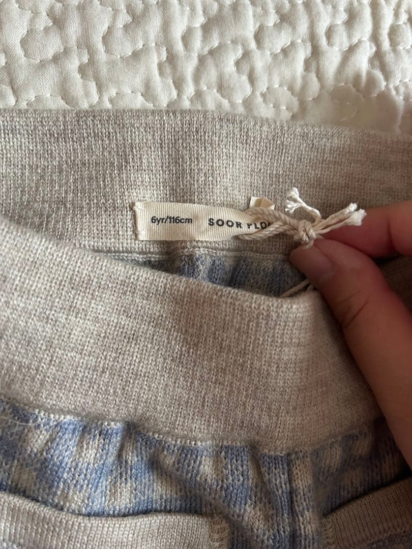 SOOR PLOOM powderチェック柄パンツ 6y/116cm