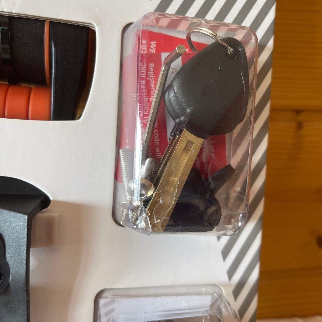 SEATYLOCK FOLDYLOCK　コンパクト　オレンジ　自転車ロック