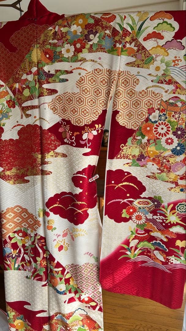 古典柄振袖 吉澤友禅　 吾妻　徳穂　新品未仕立て