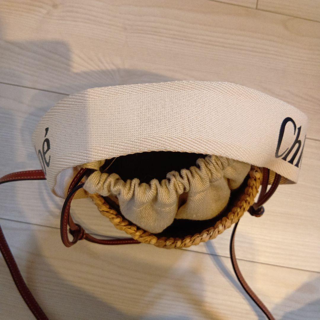 Chloe クロエ WOODYスモールバスケット かごバッグ