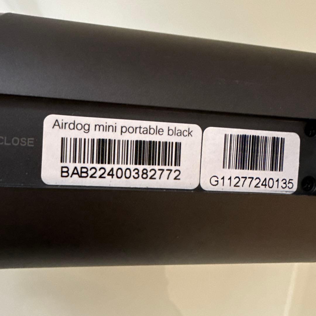 【美品】Airdog mini portable マットブラック充電式