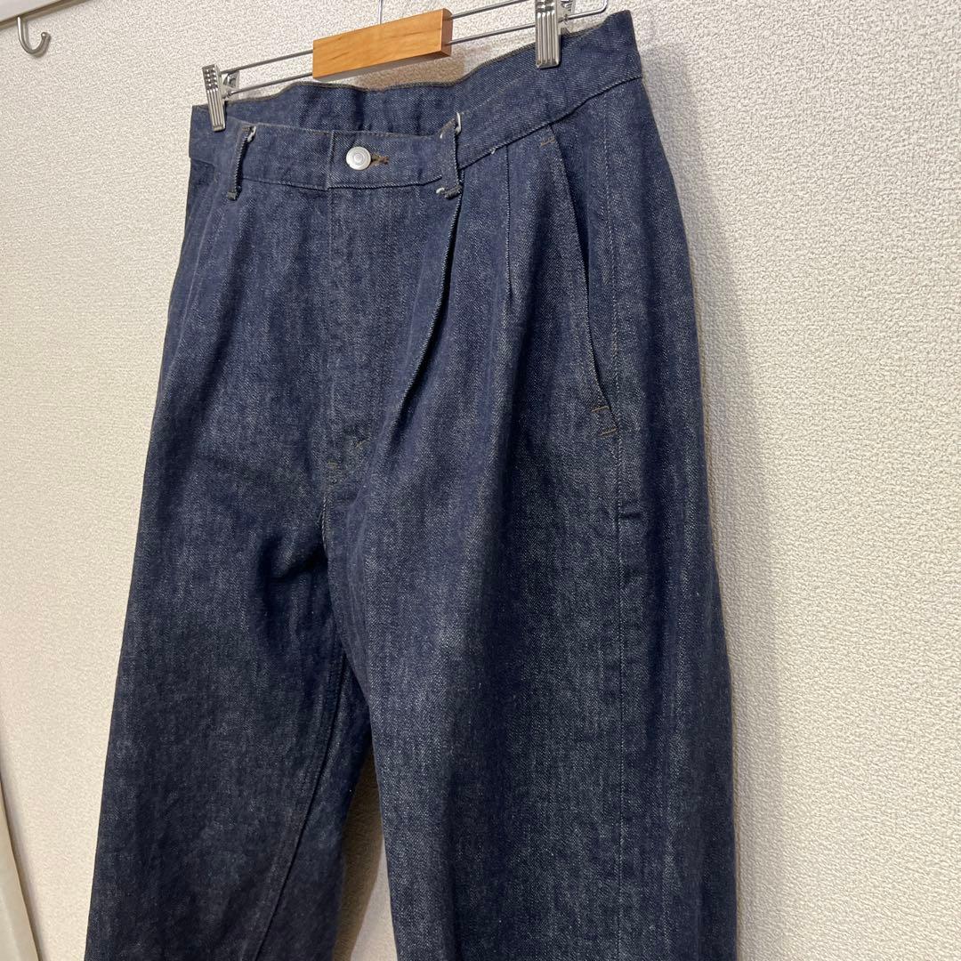 パンツ Graphpaper Colorfast Denim Two Tuck 1