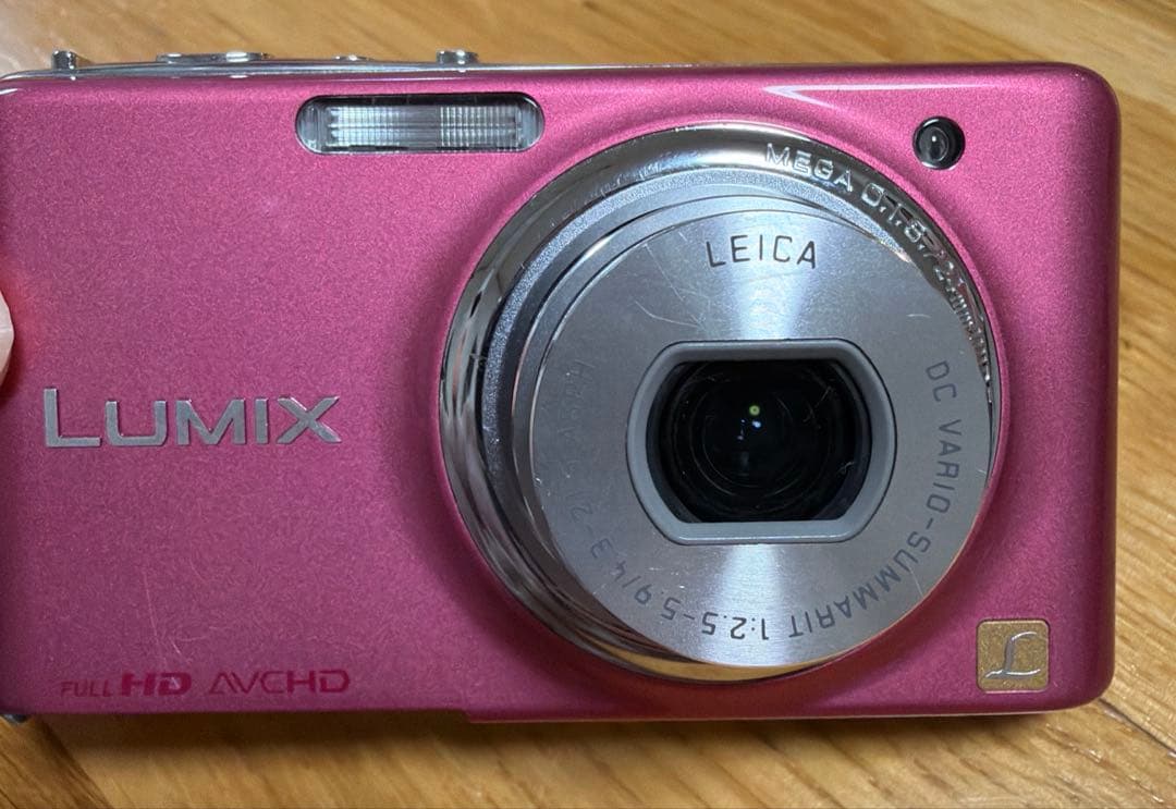 【美品】 Panasonic LUMIX DMC-FX77 ピンク コンデジ