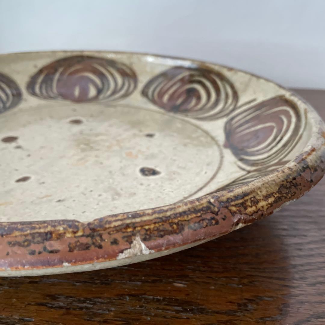 瀬戸　馬の目皿　大皿