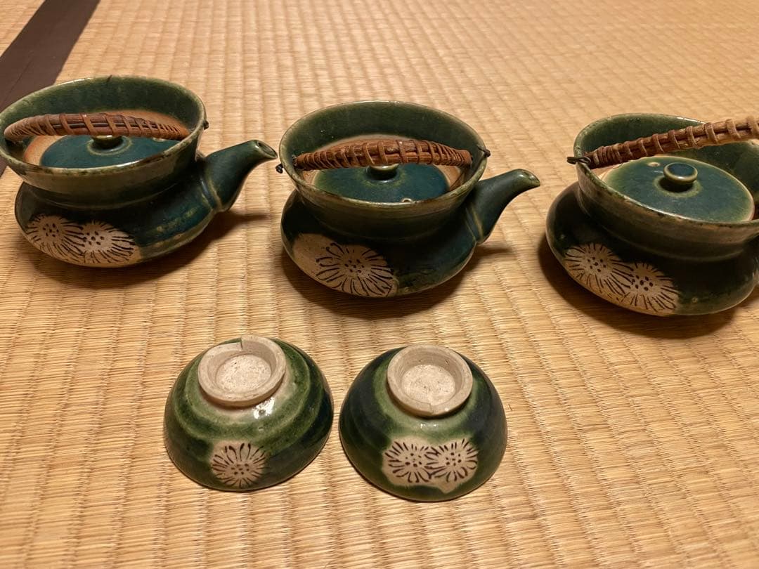 織部土瓶むし　土瓶蒸し