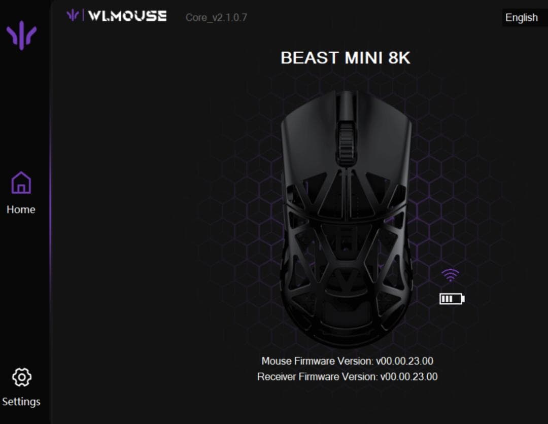 WLmouse BEAST X Mini 8K 超軽量ワイヤレスゲーミングマウス