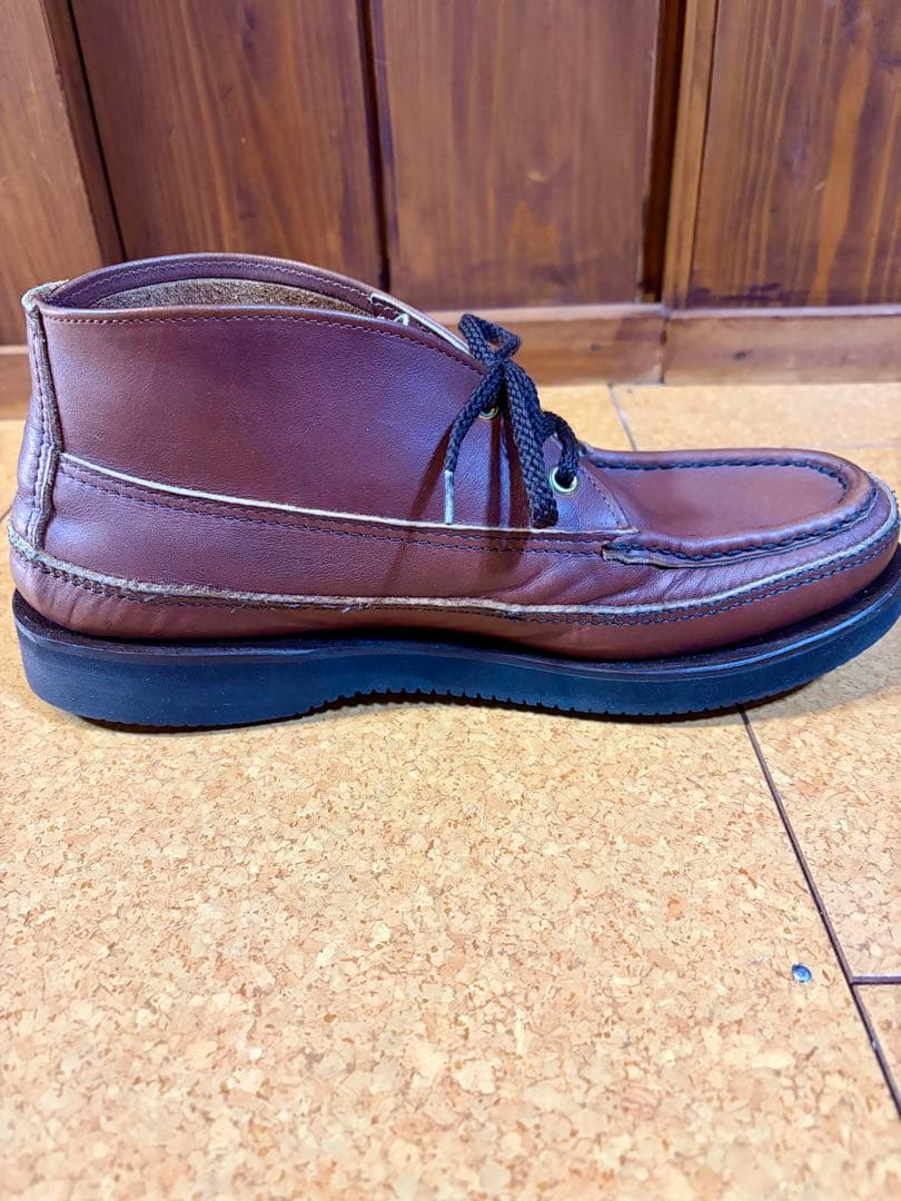 ラッセルモカシン　スポーティングクレーチャッカ　美品　US8.5 ダブルモカシン