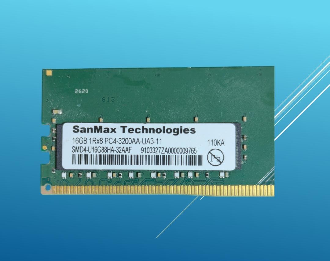 動作確認済み SanMax DDR4 32GB(16GBx2)/#311