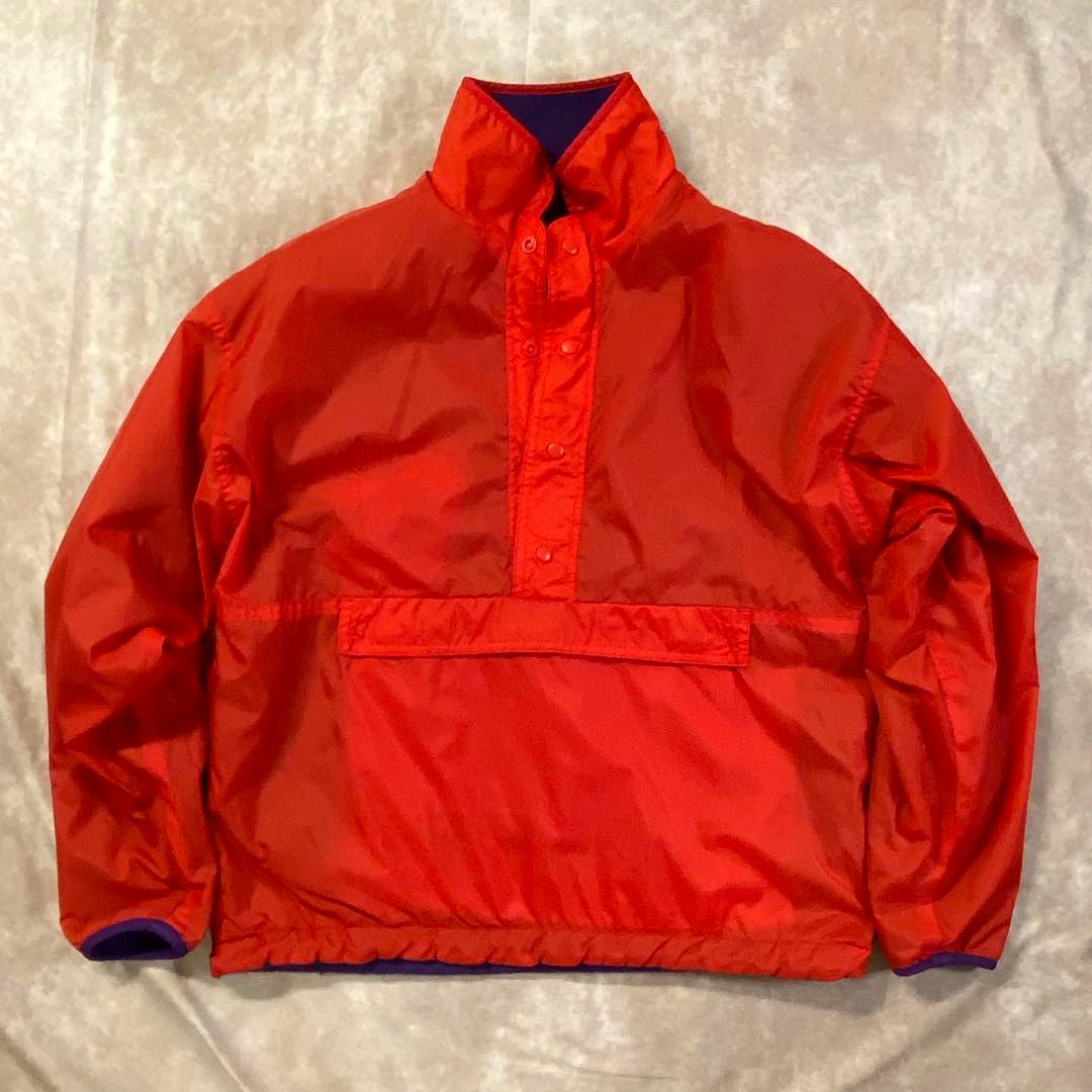 90s OLD GAP グリセード ナイロンジャケット リバーシブル 赤/紫