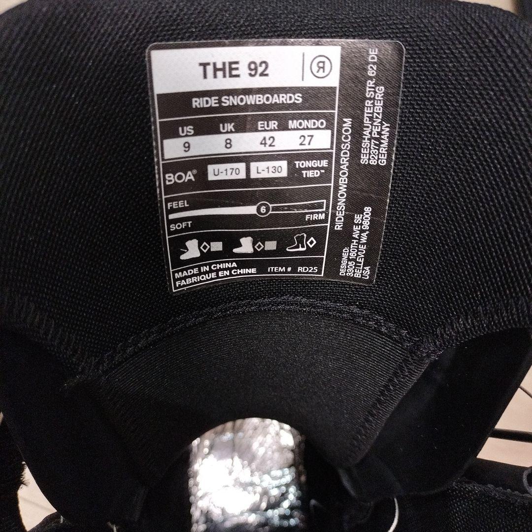 NINETY TWO BOAシステム スノーボードブーツ
