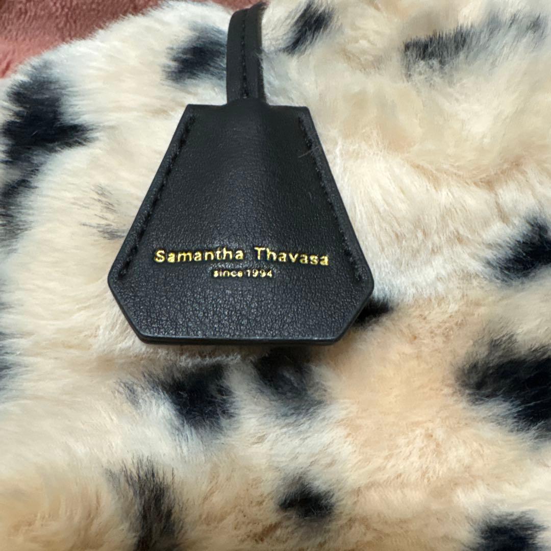 Samantha Thavasa ソフトファー ハンドバッグ（マルチカラー）
