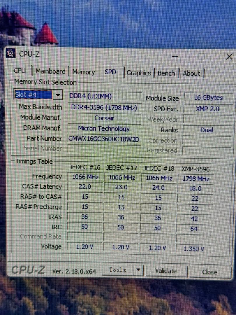 メモリー Corsair Vengeance RGB PRO 16GB DDR4