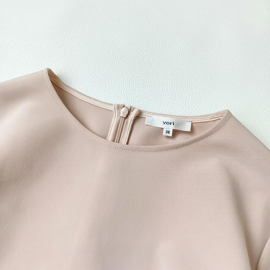 極美品✨《YORI》ティアードギャザーブラウス ゆったりセレモニー ヨリ洗える