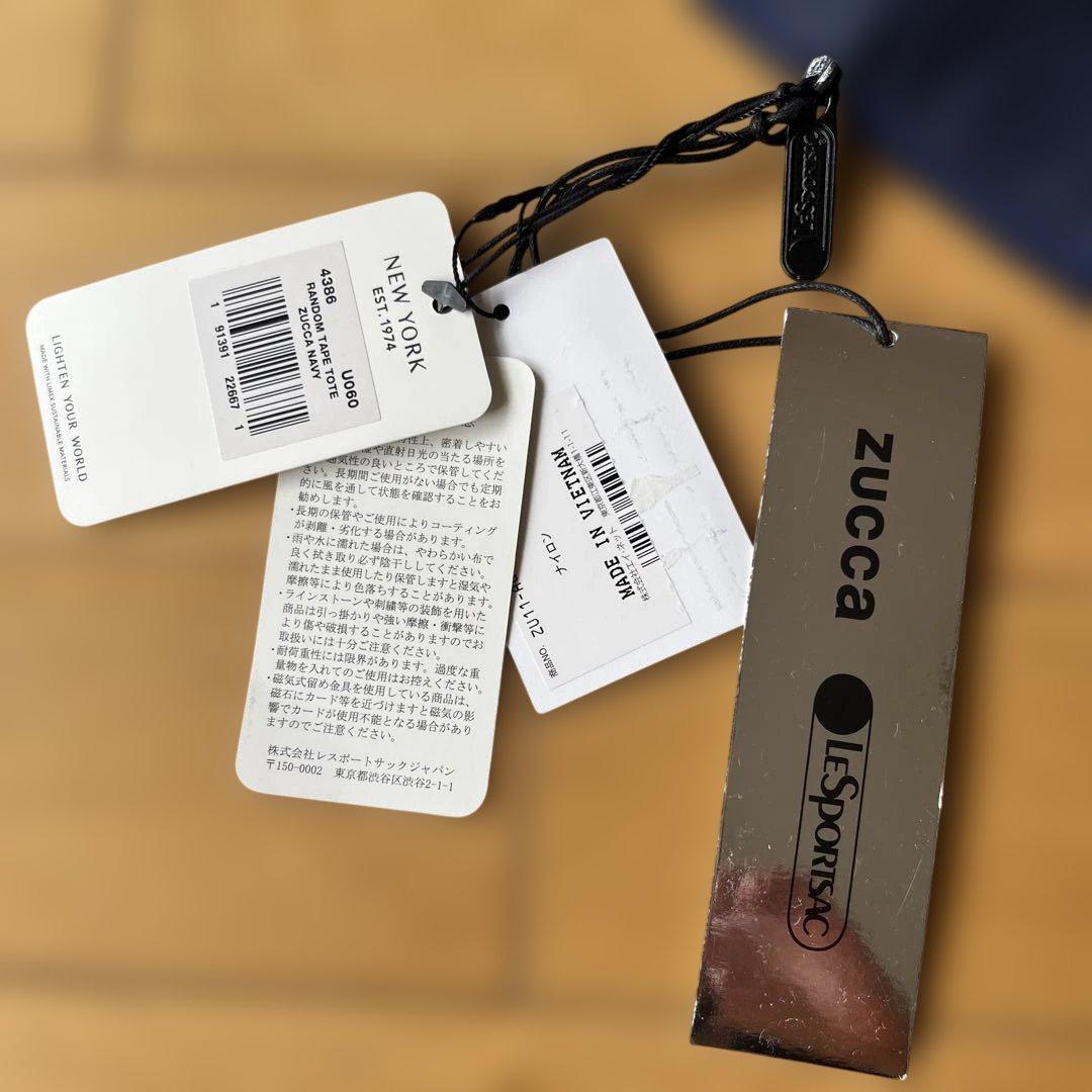 zucca LESPORTSAC ネイビーエコバッグ　未使用