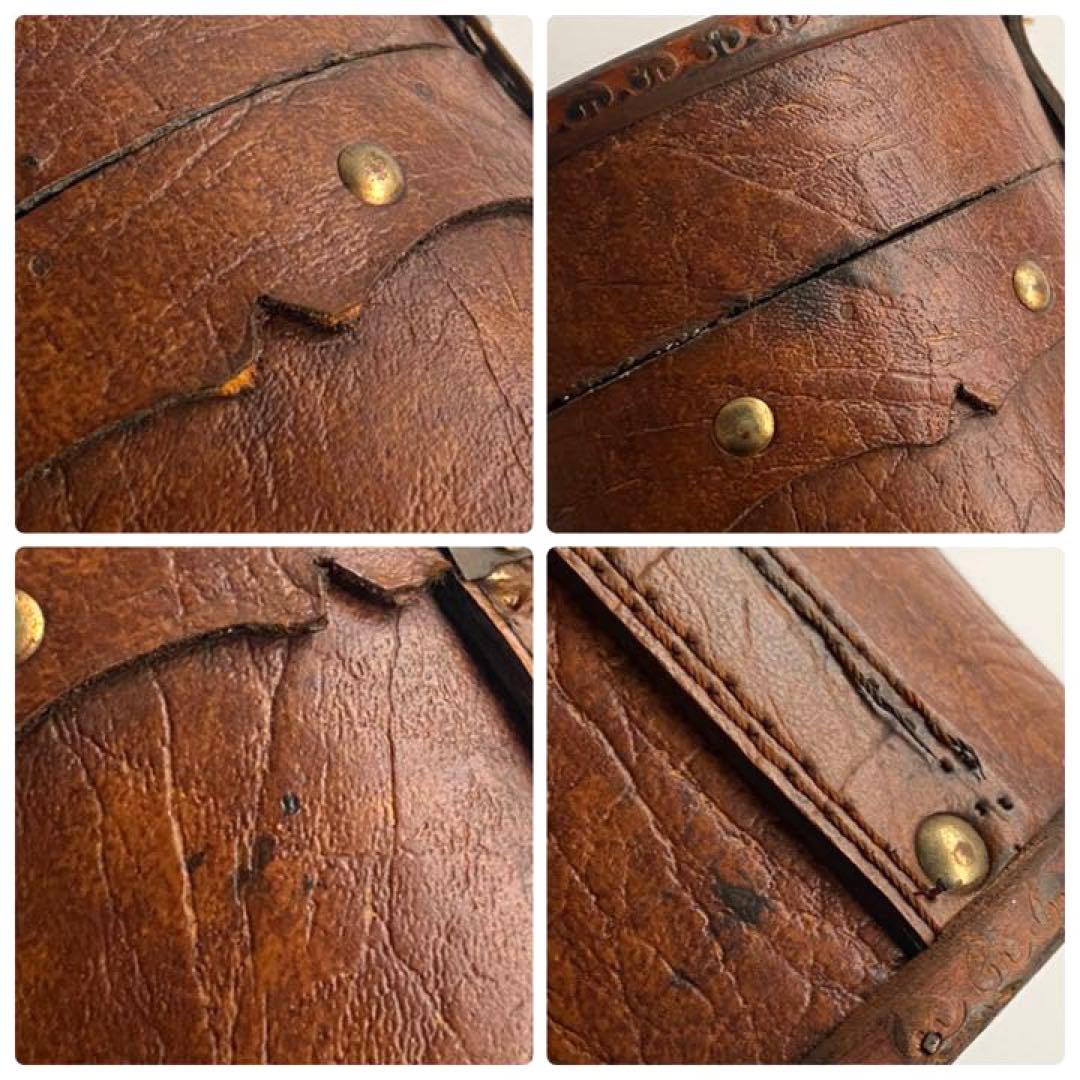 《ヴィンテージ 》アンティーク調 レザー×ウッド ワインボトルケース《超レア》