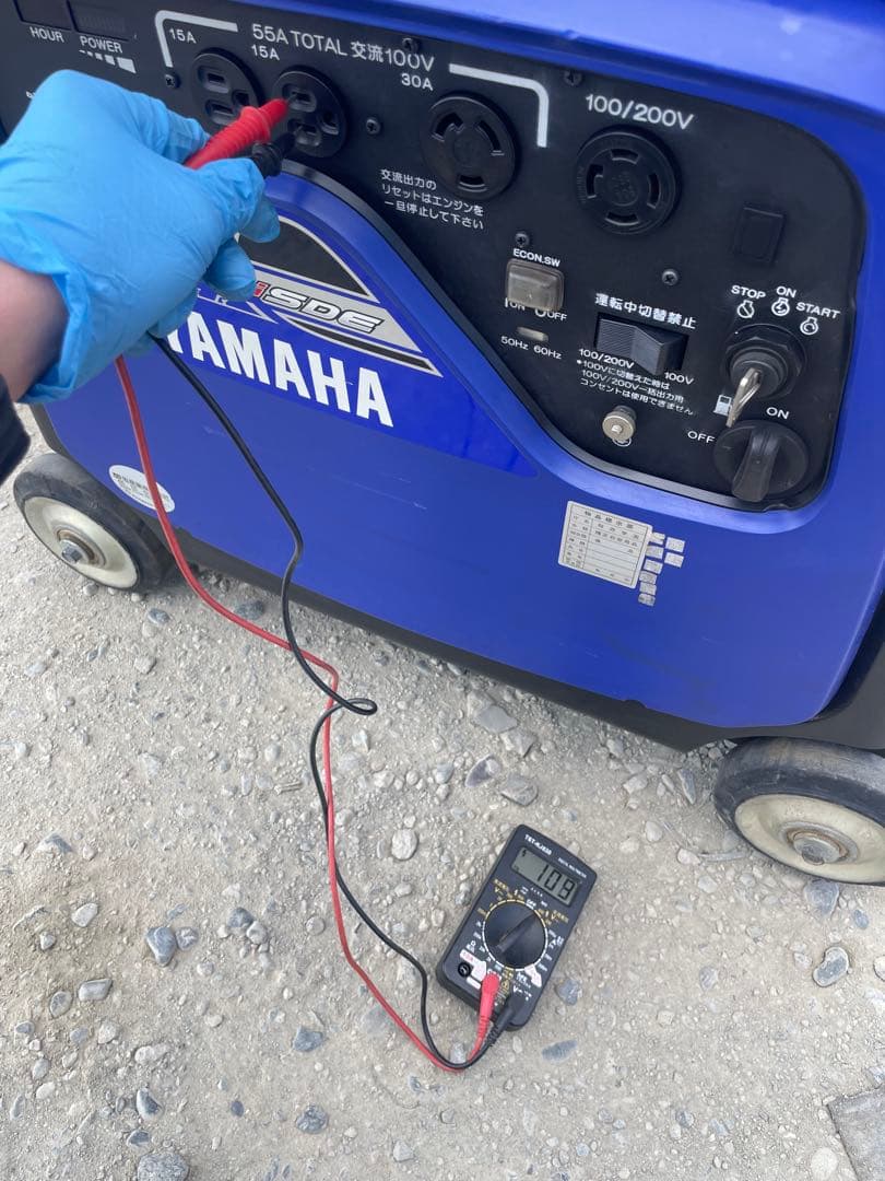 YAMAHA EF5500iSDE 発電機インバーター式 アワーメーター19時間