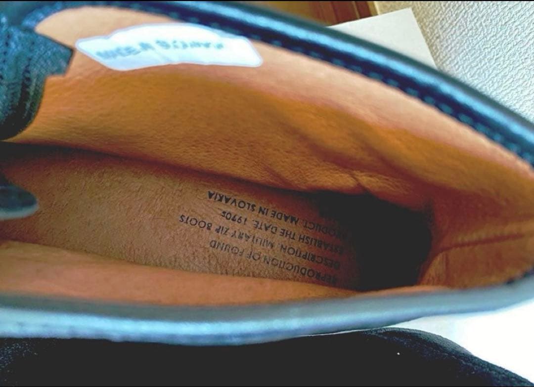 クラネ　ブーツ 37 ブラック REPRODUCTION OF FOUND