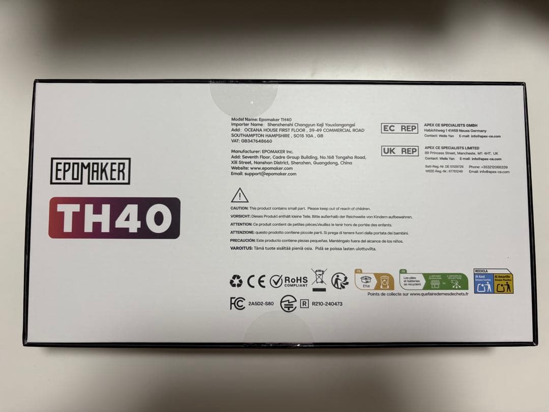 EPOMAKER TH40 紫 Flamingo Switch