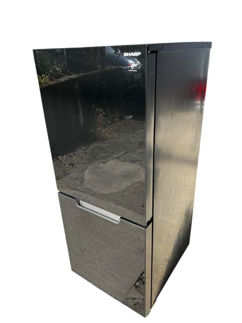 SHARP 冷蔵庫 SJ-GD15H-B 152L 2022年 ガラスドア 美品