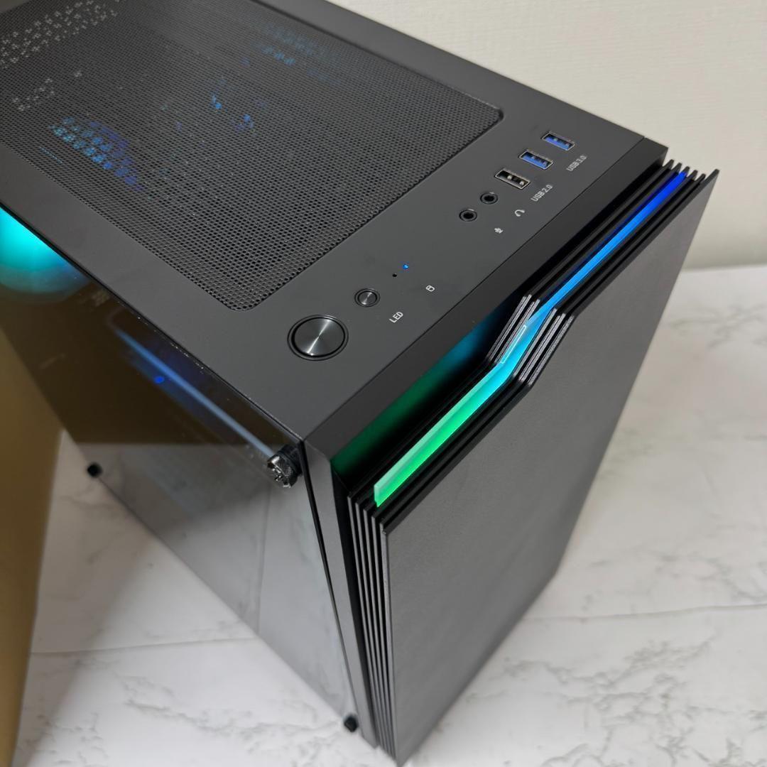 【即納激安ブラックモデル】RTX5050搭載ゲーミングPCフルセット✨R7新品