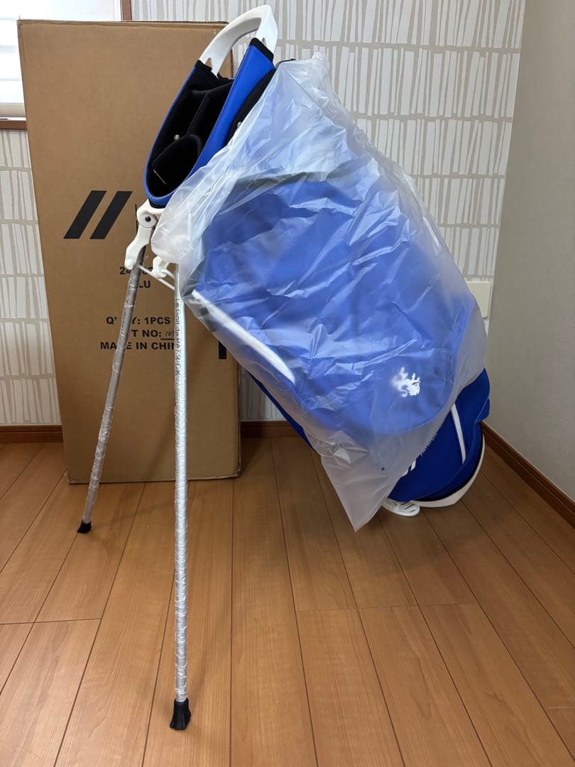 パトリック PATRICK ブルー スタンドキャディバッグ 2024 新品未使用