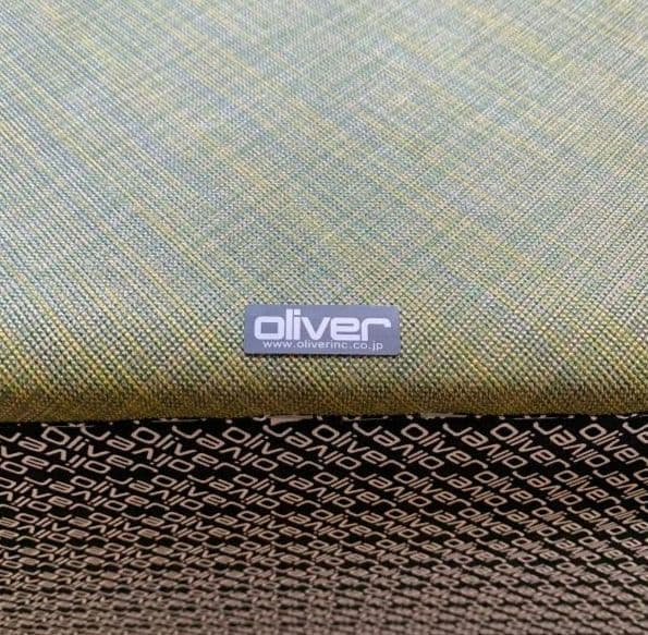 【最終特価】Oliver高級1人掛けソファ　ナチュラルグリーン　シングルソファ
