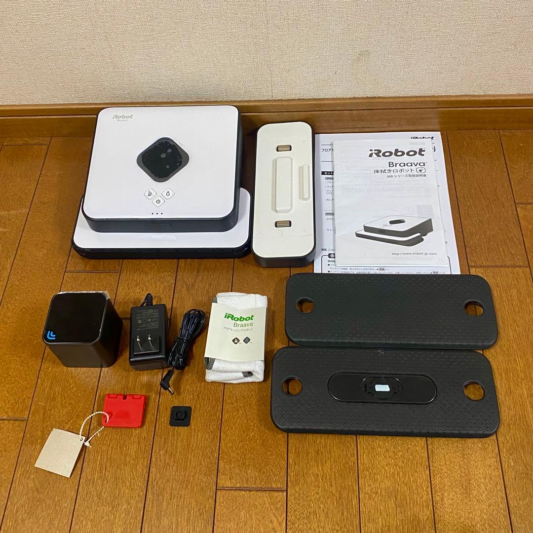 【美品】iRobot ブラーバ380j 床拭きロボット 箱付き 付属品完備