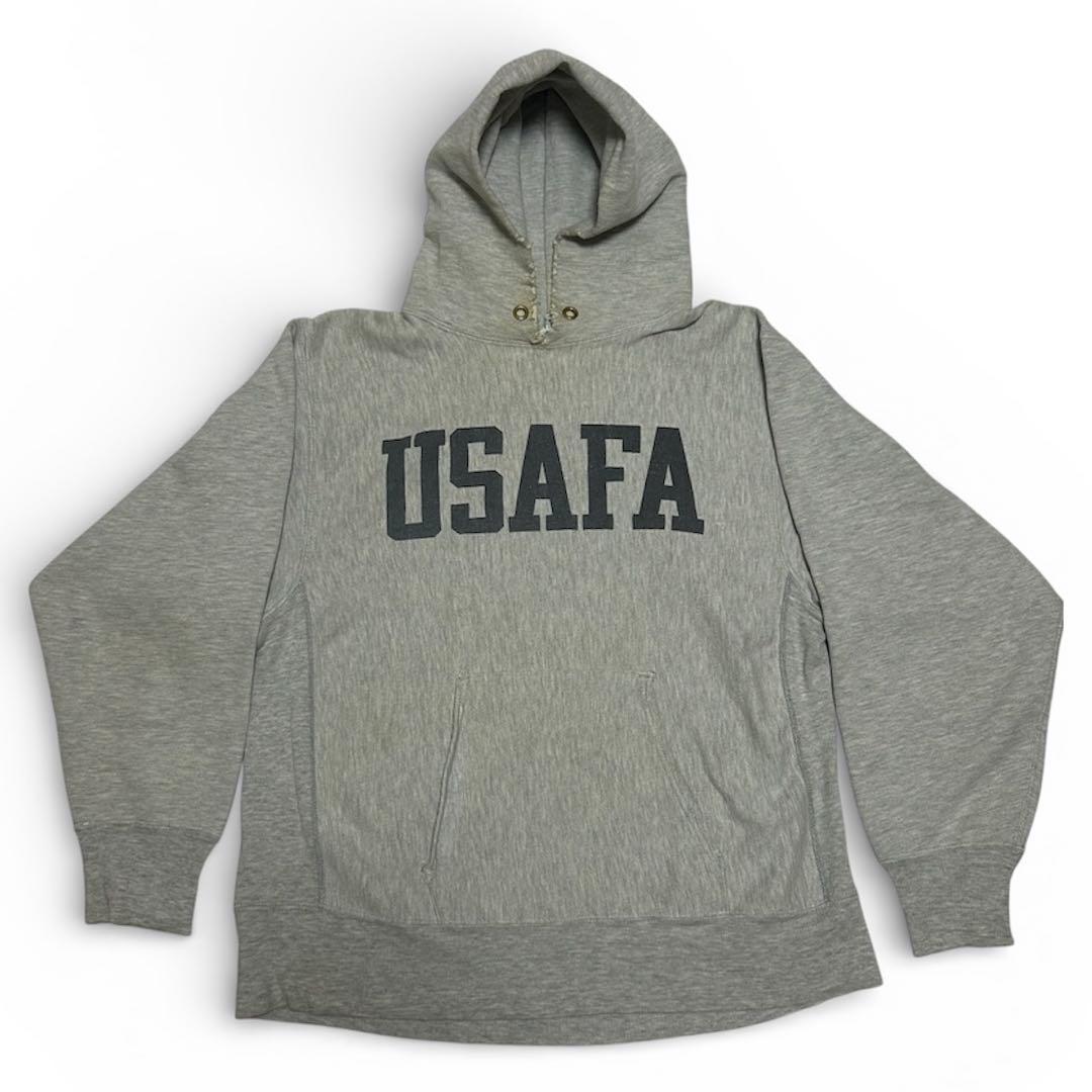 80s ヴィンテージ USAFA リフレクター リバースUSA製 L ミリタリー