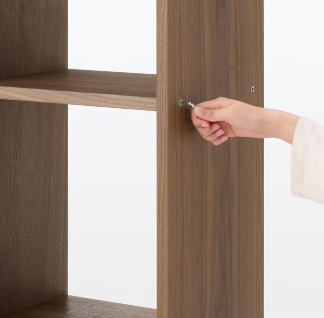 スタッキングシェルフセット・５段×２列・ウォールナット材