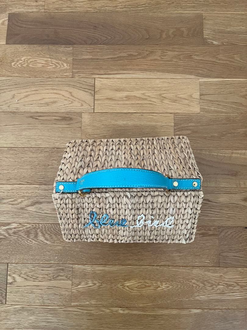 ケイトスペード Kate spade /blue bird お家型バッグ