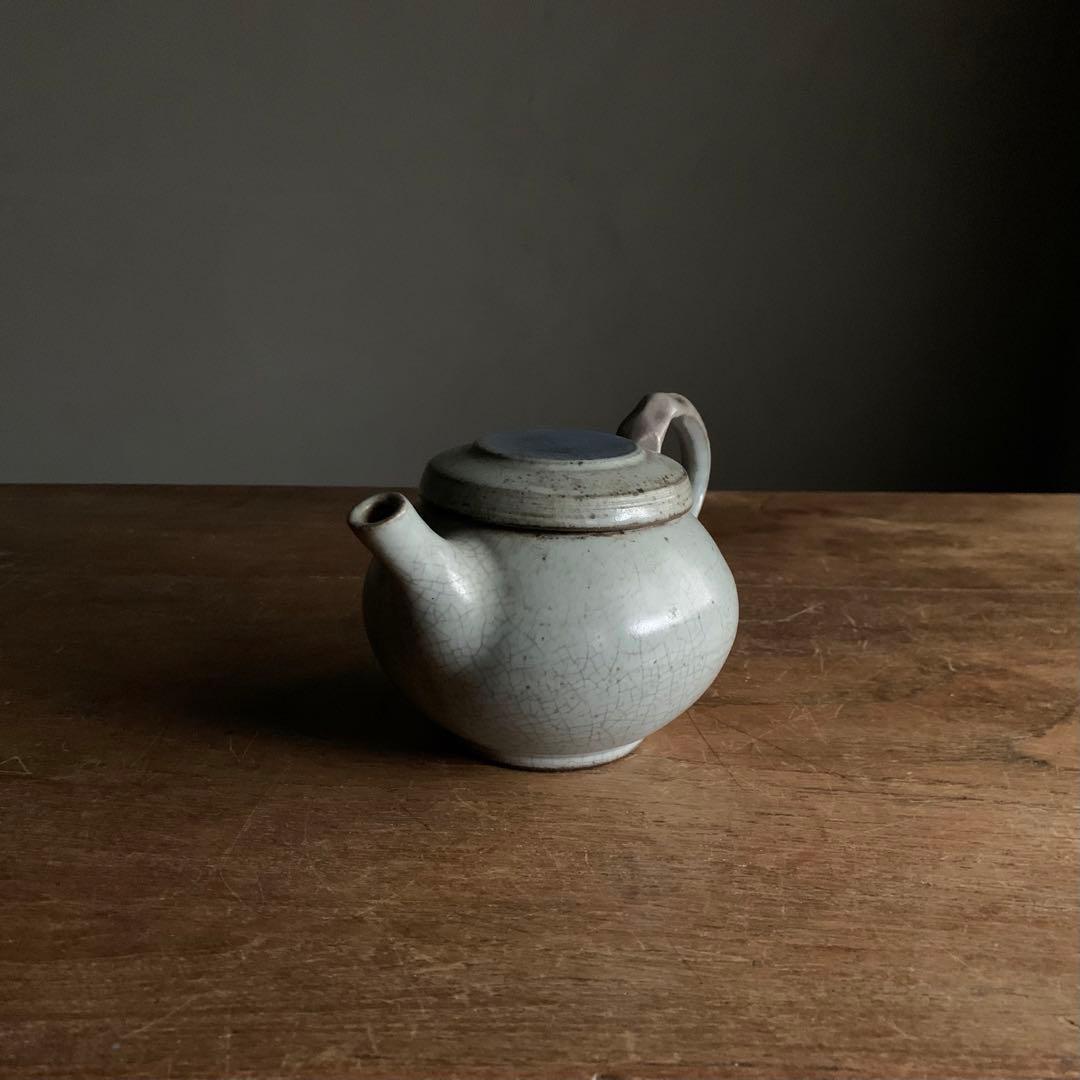 失透釉 後手 急須 古美術 古道具 アンティーク