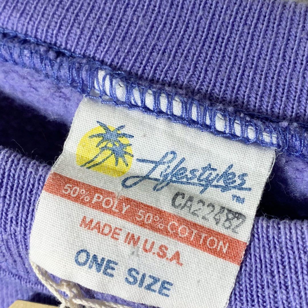 ちびとら様　80’s USA製 牧場柄 総柄スウェット 動物柄 豚 鶏