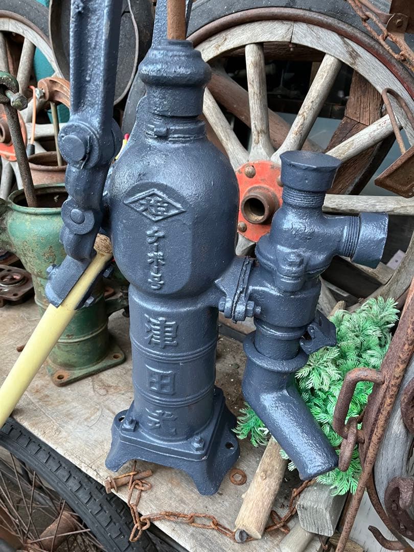 手押しポンプ、津田式ポンプ、密閉式手押しポンプ、手漕ぎポンプ、大型手押しポンプ