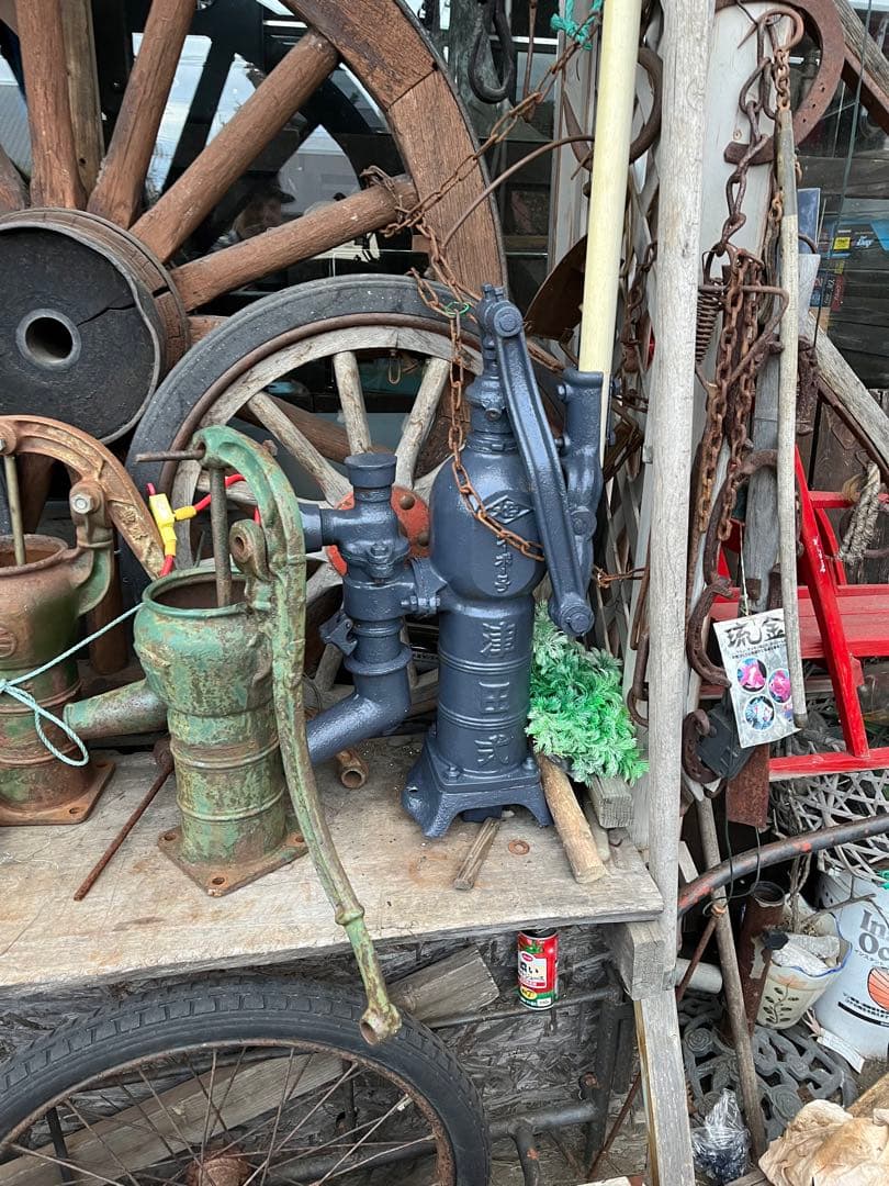 手押しポンプ、津田式ポンプ、密閉式手押しポンプ、手漕ぎポンプ、大型手押しポンプ