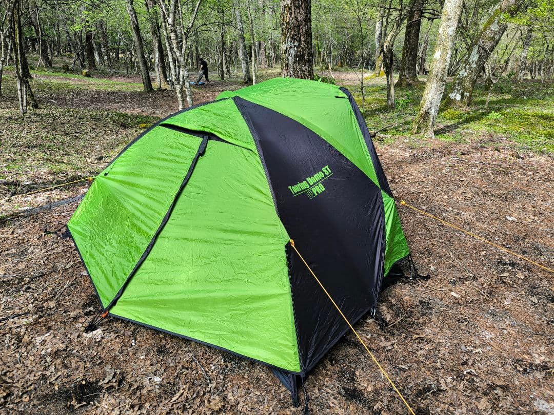 【美品☆使用2回】ColemanツーリングドームSTコールマンコンパクト緑カーキ