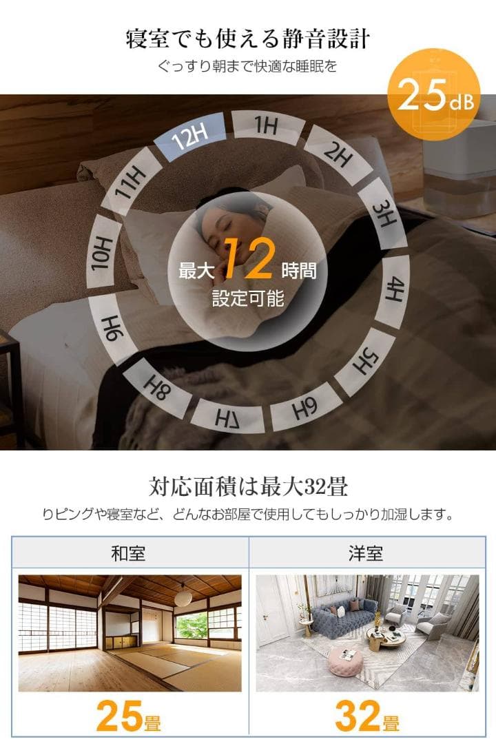 高性能加湿 ハイブリッド式加熱加湿器 ポンプ式